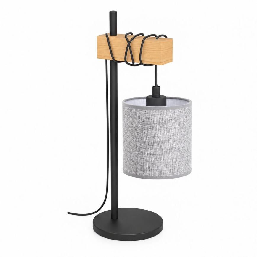 BRILAGI - Stolna lampa NUBILA 1xE27/40W/230V smeđa/crna/siva
