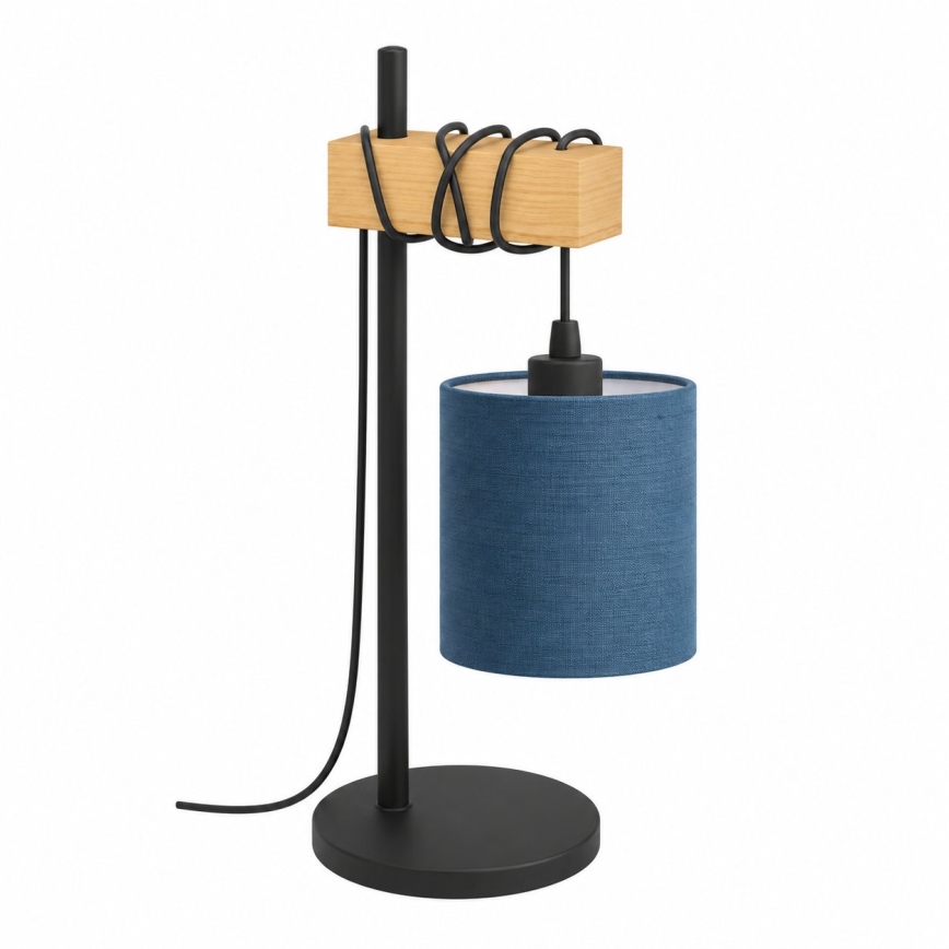 BRILAGI - Stolna lampa NUBILA 1xE27/40W/230V smeđa/crna/tamnoplava