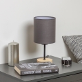 Brilagi - Stolna lampa NUBILA WOOD 1xE27/25W/230V hrast/antracit