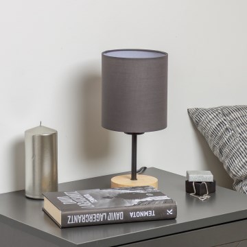 Brilagi - Stolna lampa NUBILA WOOD 1xE27/25W/230V hrast/antracit