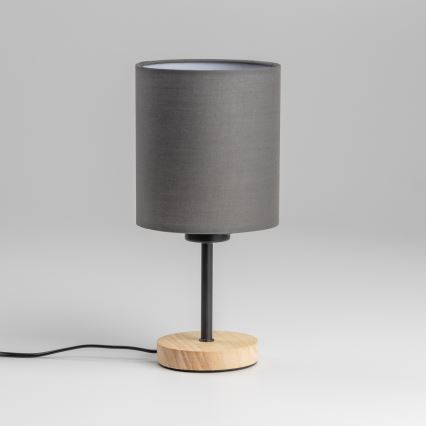Brilagi - Stolna lampa NUBILA WOOD 1xE27/25W/230V hrast/antracit