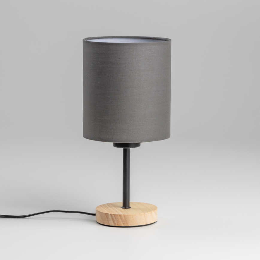 Brilagi - Stolna lampa NUBILA WOOD 1xE27/25W/230V hrast/antracit