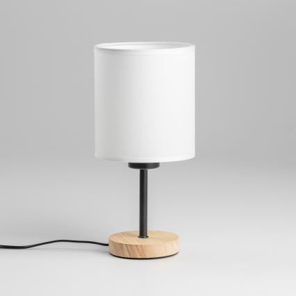 Brilagi - Stolna lampa NUBILA WOOD 1xE27/25W/230V hrast/bijela
