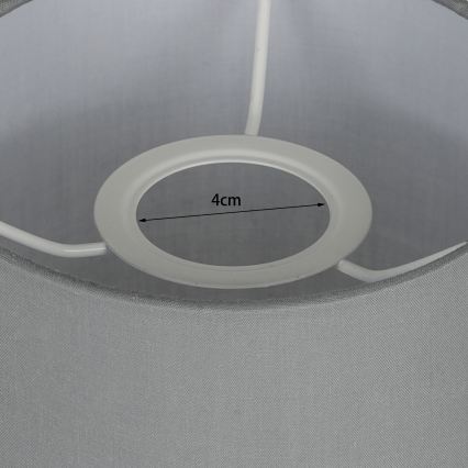 Brilagi - Stolna lampa NUBILA WOOD 1xE27/25W/230V hrast/crna/svijetlo siva