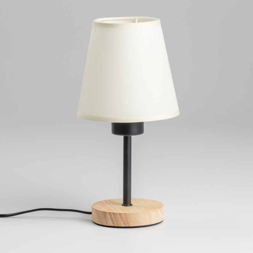 Brilagi - Stolna lampa NUBILA WOOD 1xE27/25W/230V hrast/krem