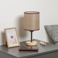 Brilagi - Stolna lampa NUBILA WOOD 1xE27/25W/230V hrast/smeđa