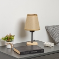 Brilagi - Stolna lampa NUBILA WOOD 1xE27/25W/230V hrast/svjetlosmeđa