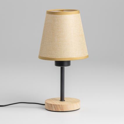 Brilagi - Stolna lampa NUBILA WOOD 1xE27/25W/230V hrast/svjetlosmeđa