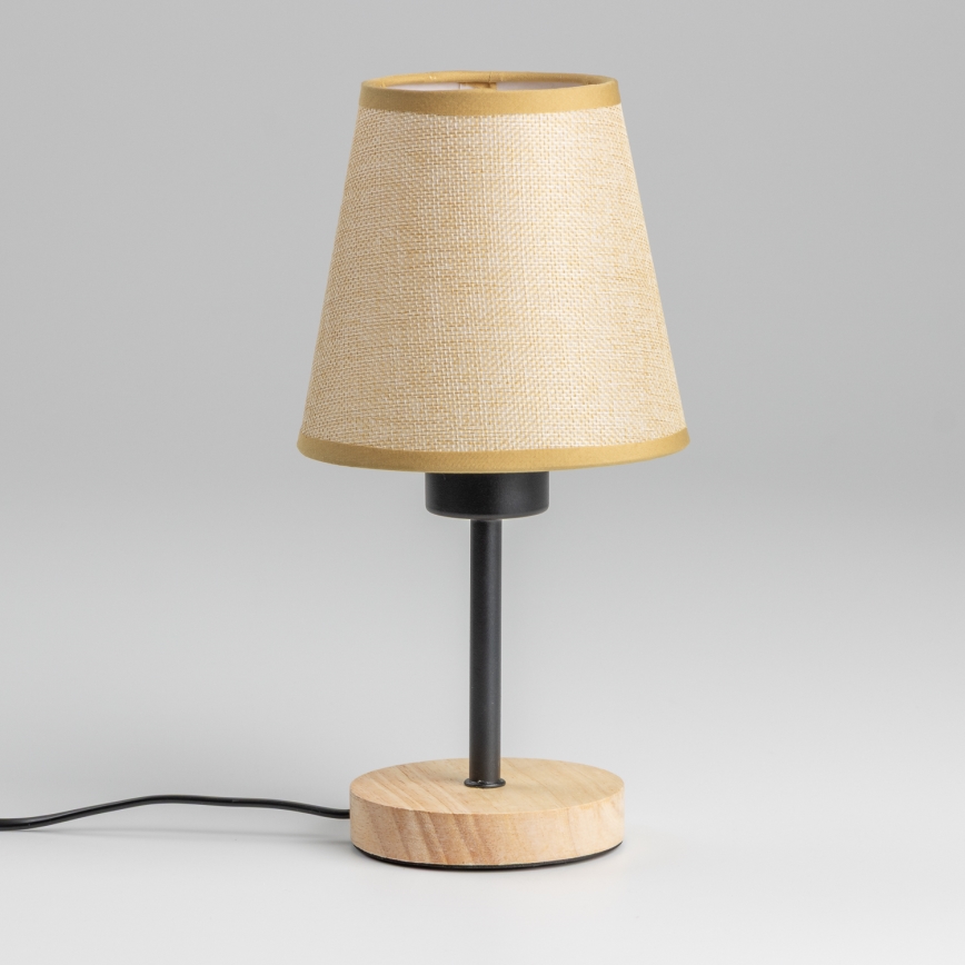 Brilagi - Stolna lampa NUBILA WOOD 1xE27/25W/230V hrast/svjetlosmeđa