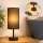 Brilagi - Stolna lampa s USB priključkom TABLON 1xE27/25W/230V crna