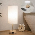 Brilagi - Stolna lampa s USB priključkom TABLON 1xE27/25W/230V hrast/bež/bijela