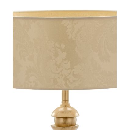 BRILAGI - Stolna lampa SAPHIRE 1xE27/15W/230V krem/zlatna/patina