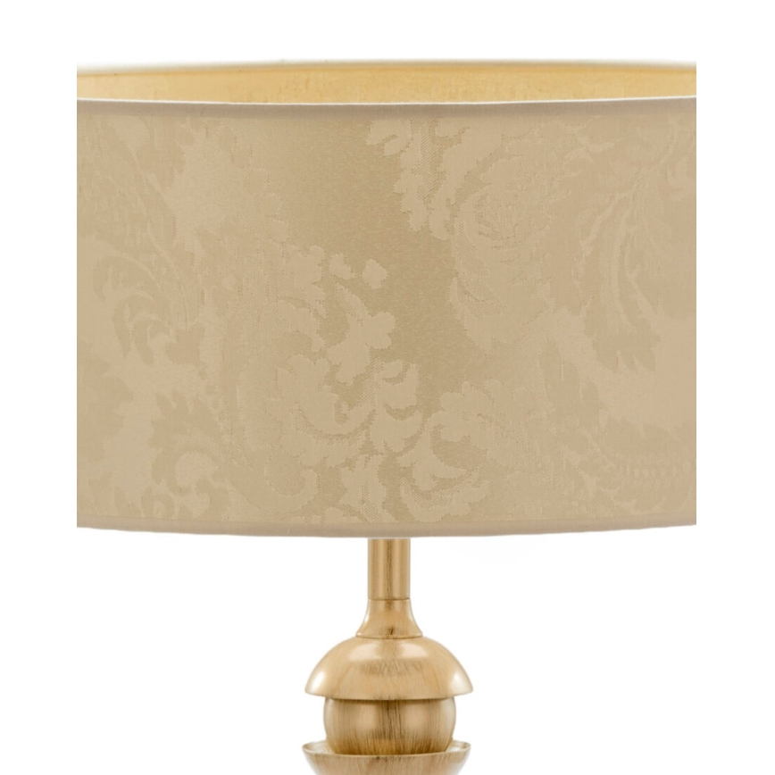 BRILAGI - Stolna lampa SAPHIRE 1xE27/15W/230V krem/zlatna/patina