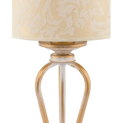 BRILAGI - Stolna lampa SONIA 1xE27/15W/230V kremasta/patina