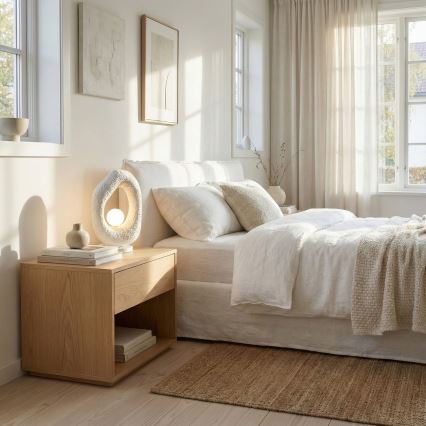 Brilagi - Stolna lampa WABI SABI 1xG9/8W/230V bijela