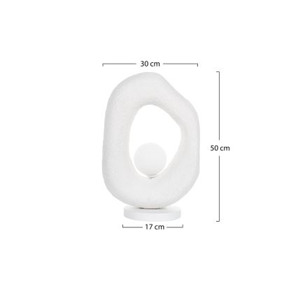 Brilagi - Stolna lampa WABI SABI 1xG9/8W/230V bijela