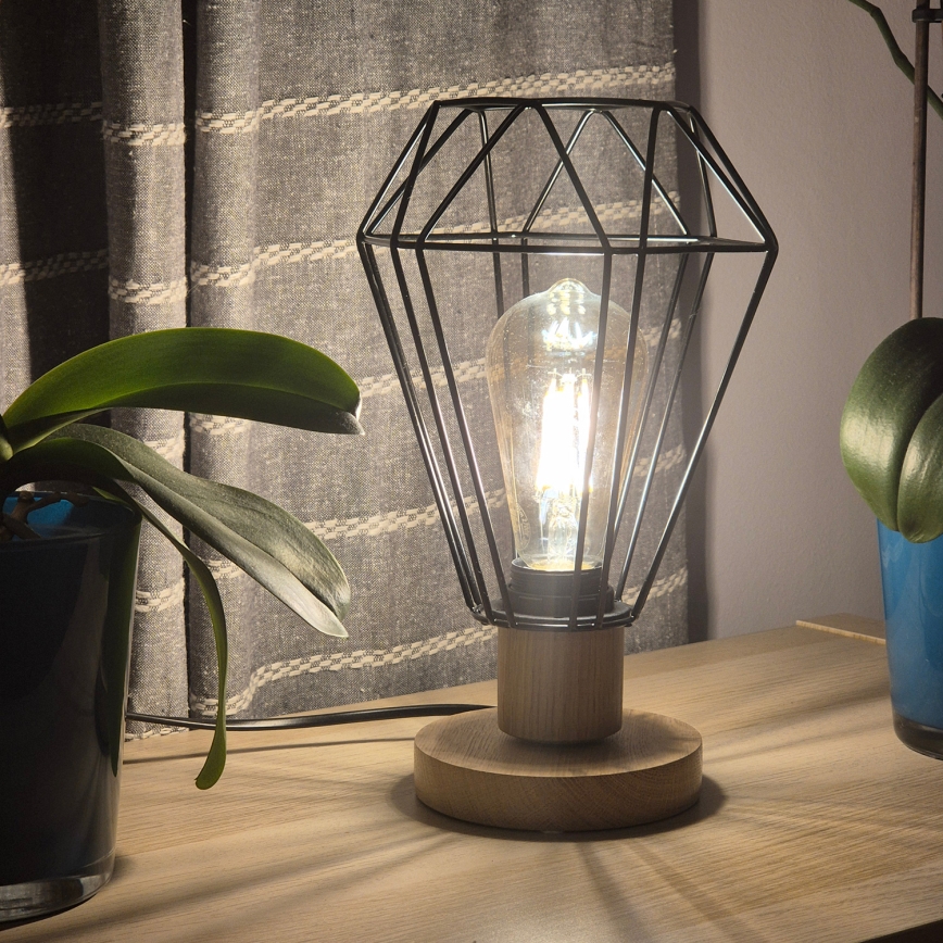 Brilagi - Stolna lampa WOODY BASKET 1xE27/60W/230V hrast