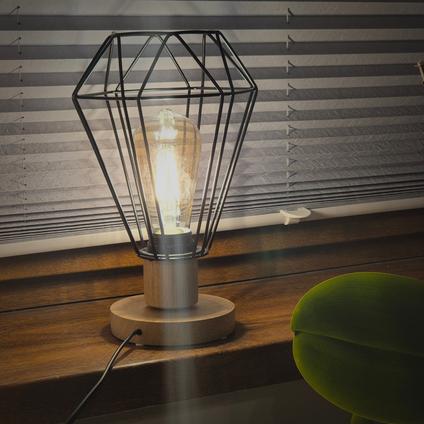 Brilagi - Stolna lampa WOODY BASKET 1xE27/60W/230V hrast