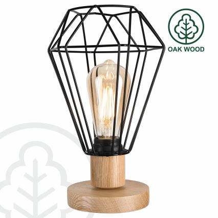 Brilagi - Stolna lampa WOODY BASKET 1xE27/60W/230V hrast