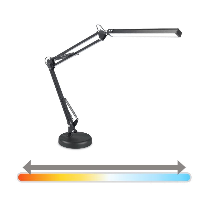 Brilagi - Stolna LED lampa s prigušivanjem 2u1 USB VARIO LED/14W/5V 3000-6000K crna