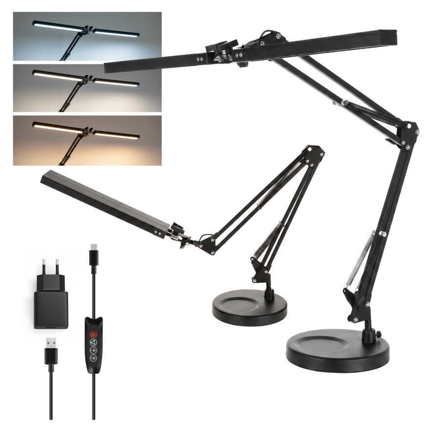 Brilagi - Stolna LED lampa VARIO s prigušivanjem LED/15W/230V 3000-6000K crna