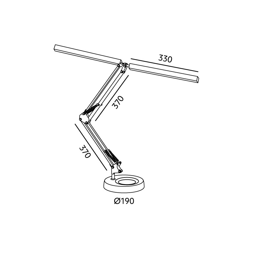 Brilagi - Stolna LED lampa VARIO s prigušivanjem LED/15W/230V 3000-6000K crna