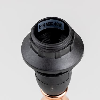 BRILAGI - Stolna svjetiljka CERIA 1xE14/40W/230V Ø 20,5 cm crna/bakrena/siva