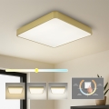 Brilagi - stropna LED svjetiljka POOL SQUARE LED/36W/230V 3000/4000/6000K 40x40 cm zlatna