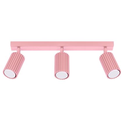 Brilagi - Stropna reflektorska svjetiljka CRESTO 3xGU10/10W/230V ružičasta
