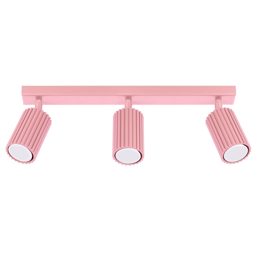 Brilagi - Stropna reflektorska svjetiljka CRESTO 3xGU10/10W/230V ružičasta