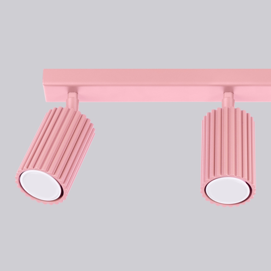Brilagi - Stropna reflektorska svjetiljka CRESTO 3xGU10/10W/230V ružičasta