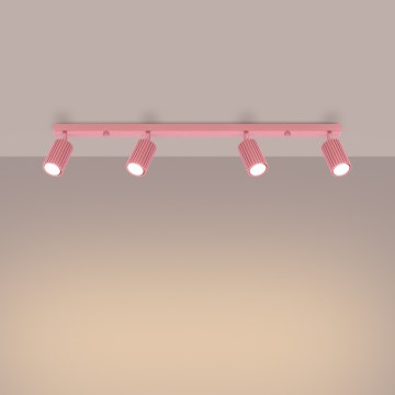 Brilagi - Stropna reflektorska svjetiljka CRESTO 4xGU10/10W/230V, ružičasta