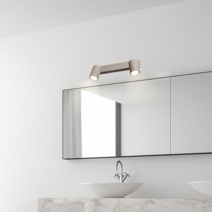 Brilagi - Stropna reflektorska svjetiljka CRISPINA 2xGU10/10W/230V bež