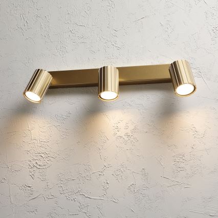 Brilagi - Stropna reflektorska svjetiljka CRISPINA 3xGU10/10W/230V zlatna