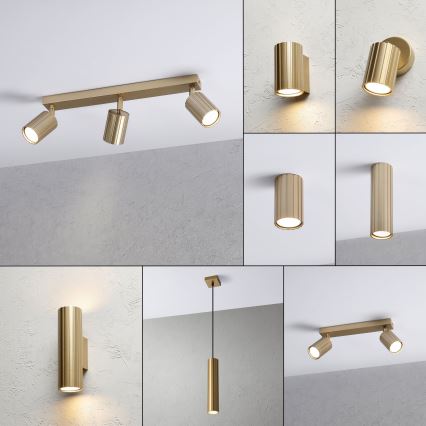 Brilagi - Stropna reflektorska svjetiljka CRISPINA 3xGU10/10W/230V zlatna