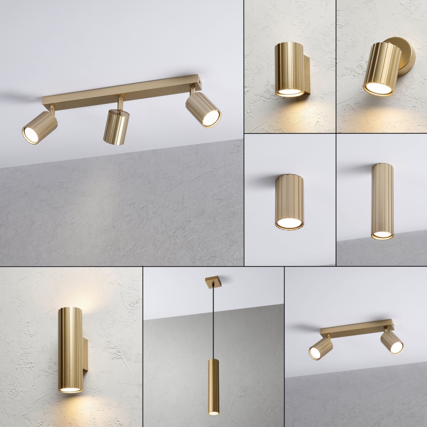 Brilagi - Stropna reflektorska svjetiljka CRISPINA 3xGU10/10W/230V zlatna