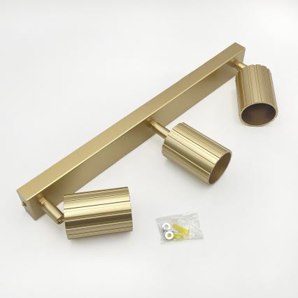 Brilagi - Stropna reflektorska svjetiljka CRISPINA 3xGU10/10W/230V zlatna