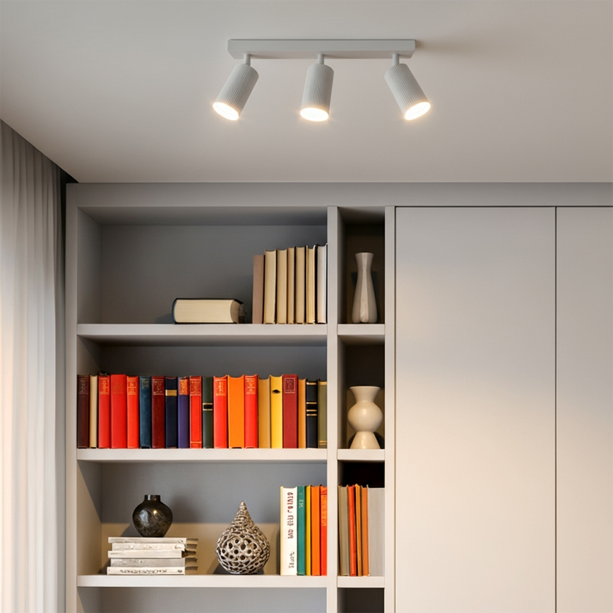 Brilagi - Stropna reflektorska svjetiljka SELE MODERN 3xGU10/30W/230V bijela