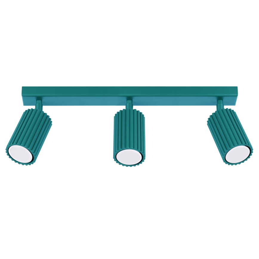 Brilagi - Stropna spot svjetiljka CRESTO 3xGU10/10W/230V tirkizna