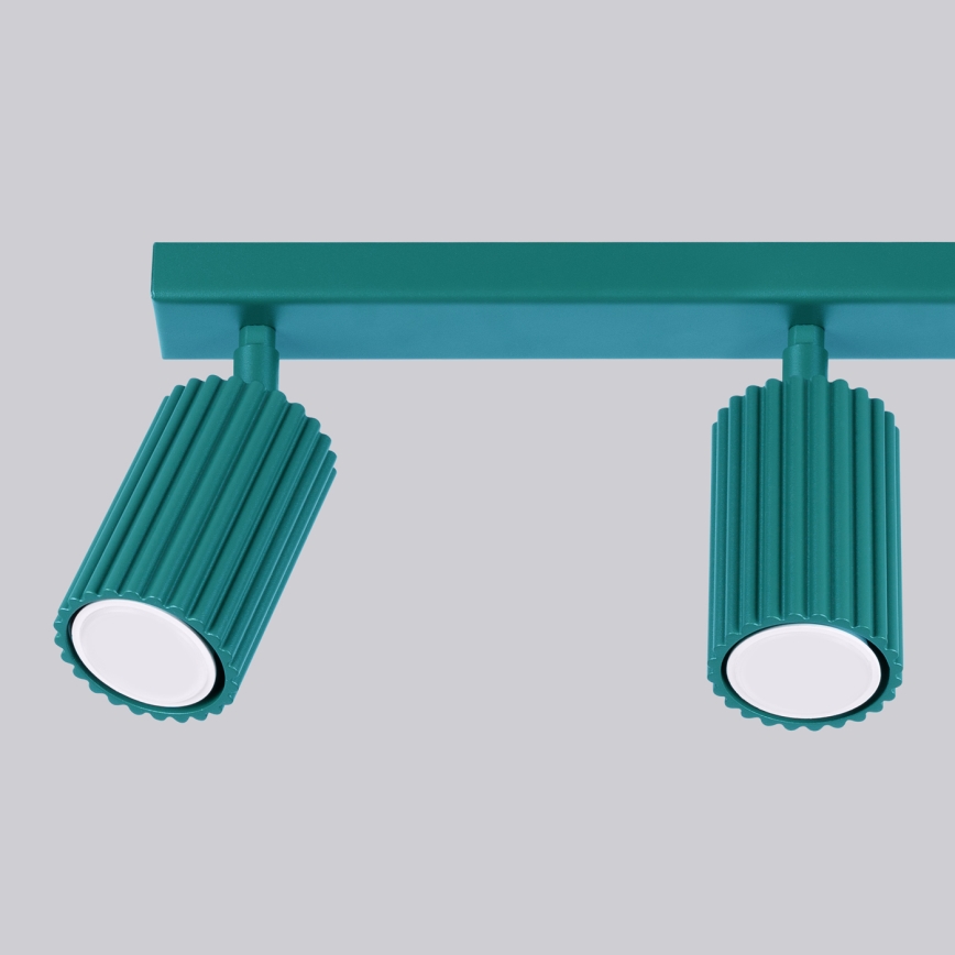 Brilagi - Stropna spot svjetiljka CRESTO 3xGU10/10W/230V tirkizna
