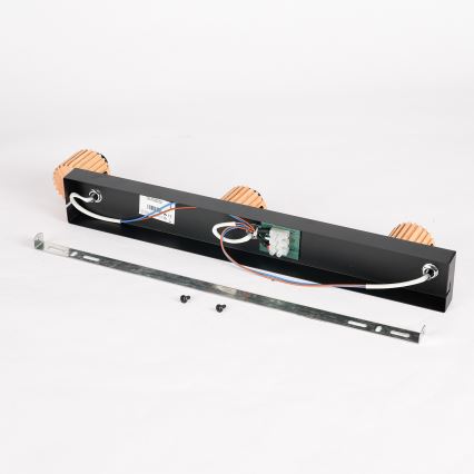 Brilagi - Stropna spot svjetiljka HYGGE 3xE14/15W/230V crna/zadimljena