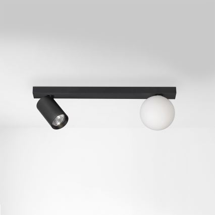 Brilagi - Stropna spot svjetiljka SELE BALL 1xGU10/30W/230V + 1xG9/10W crna