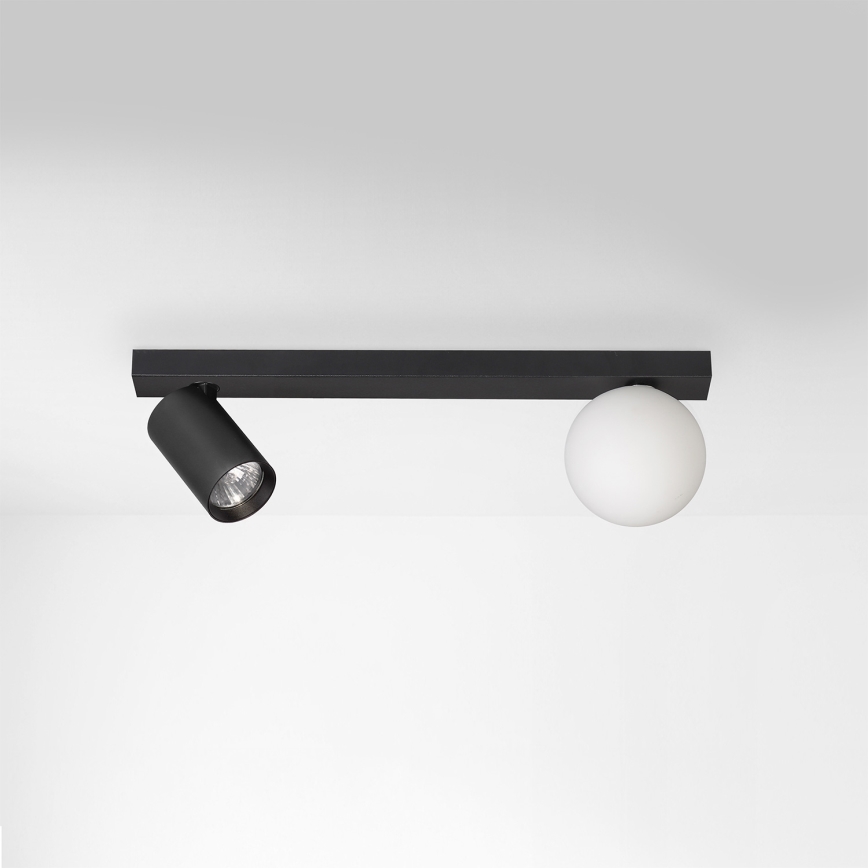 Brilagi - Stropna spot svjetiljka SELE BALL 1xGU10/30W/230V + 1xG9/10W crna
