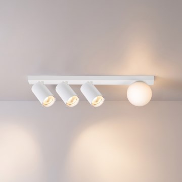 Brilagi - Stropna spot svjetiljka SELE BALL 3xGU10/30W/230V + 1xG9/10W bijela