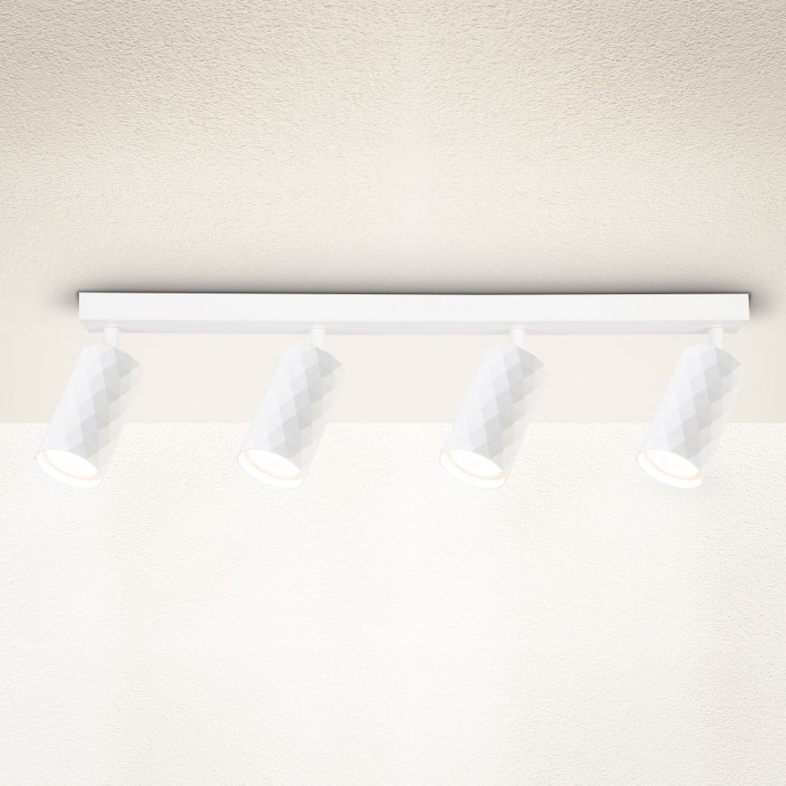 Brilagi - Stropna spot svjetiljka SELE DIAMANT 4xGU10/30W/230V bijela