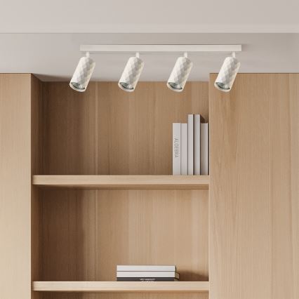 Brilagi - Stropna spot svjetiljka SELE DIAMANT 4xGU10/30W/230V bijela