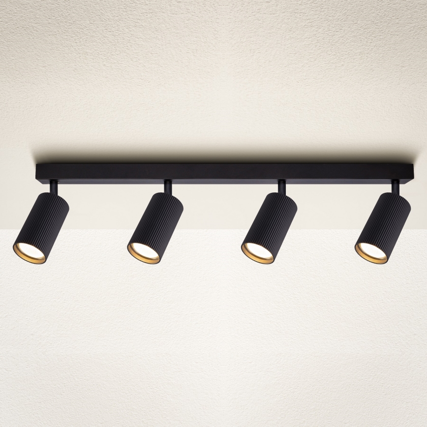 Brilagi - Stropna spot svjetiljka SELE MODERN 4xGU10/30W/230V crna