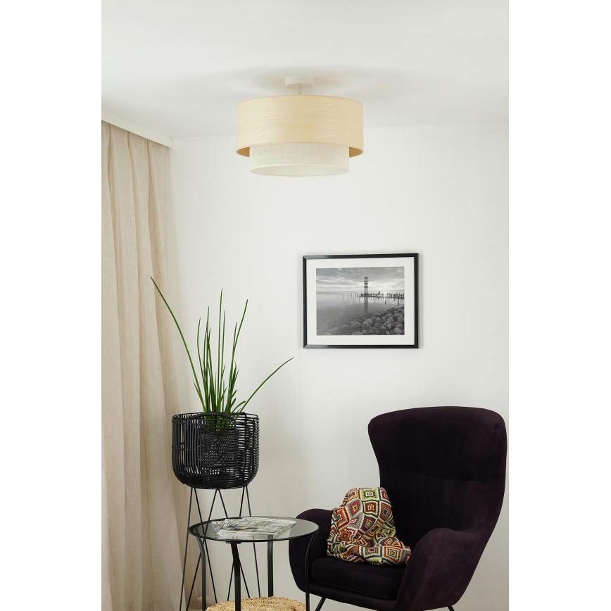 Brilagi - Stropna svjetiljka ARIZONA BOHO 1xE27/15W/230V promjer 45 cm bež