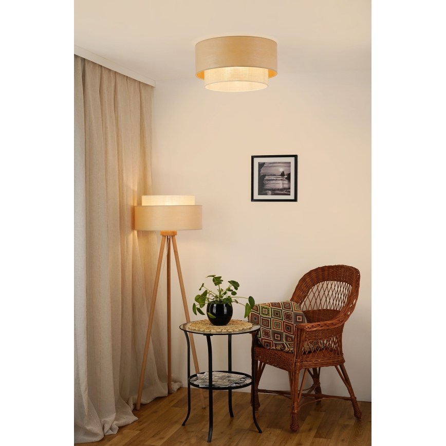Brilagi - Stropna svjetiljka ARIZONA BOHO 1xE27/15W/230V pr. 45 cm bež