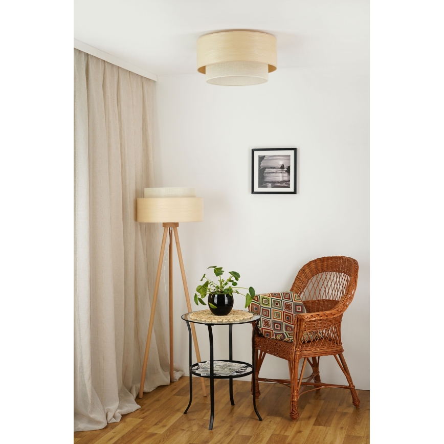 Brilagi - Stropna svjetiljka ARIZONA BOHO 1xE27/15W/230V pr. 45 cm bež
